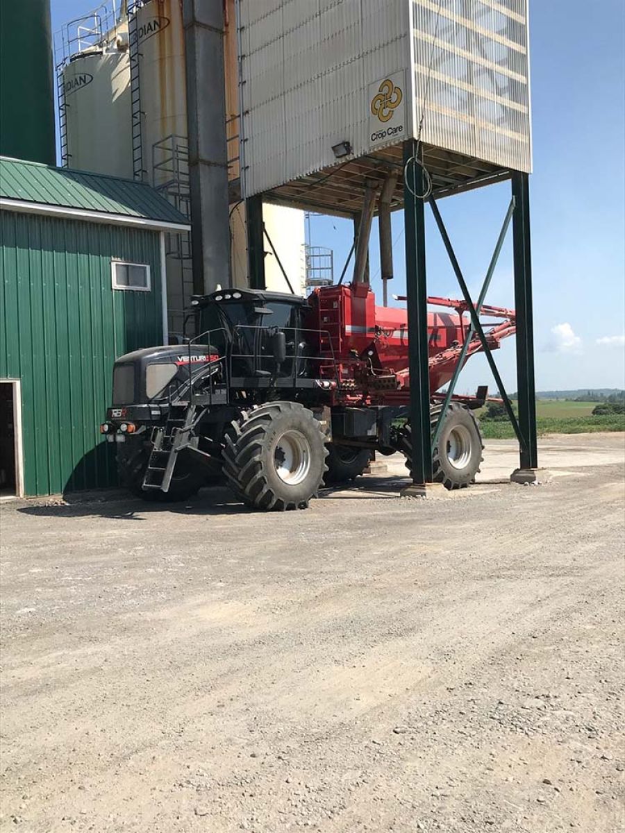 TCO Agromart Ltd. machinery at farm